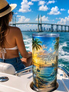 Tampa Bay 20oz Stainless Steel Tumbler